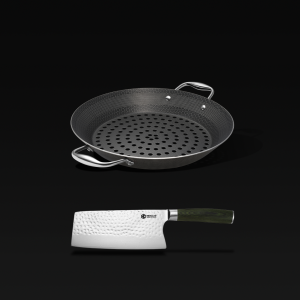 HexClad HexClad BBQ Grill Pan + Meat Cleaver Bundle